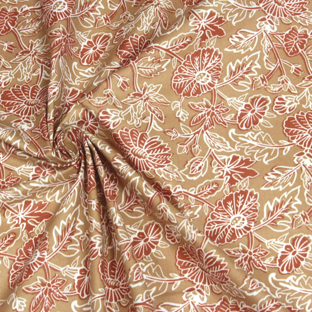 *Kalamkari indien rouille