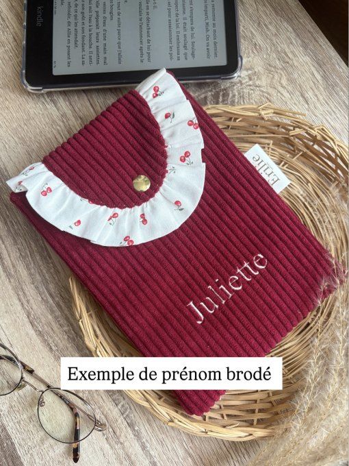 Pochette liseuse terra cotta