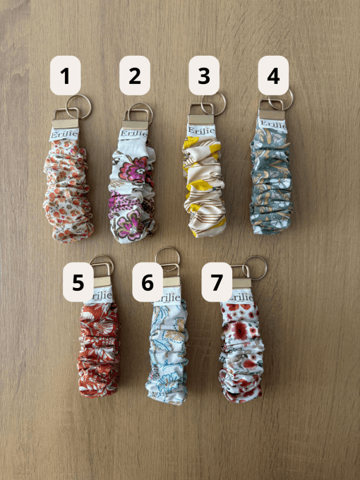 Porte clé scrunchie