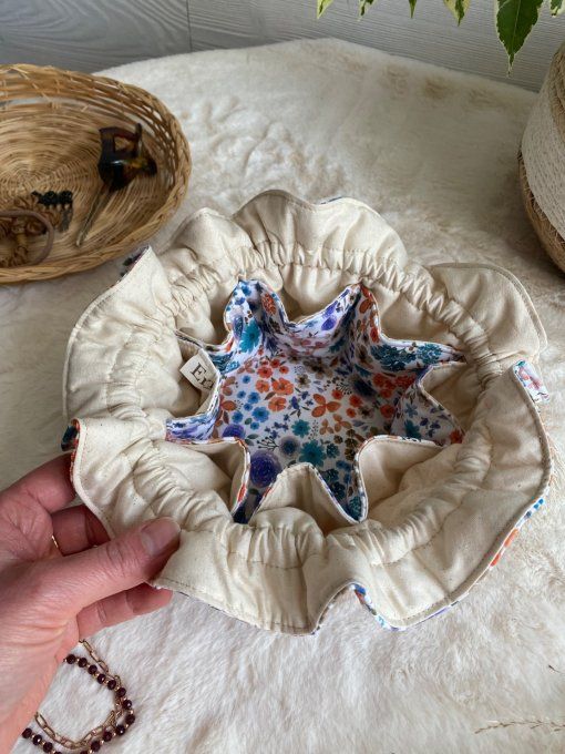 Le pochon Evy hortense bleu 