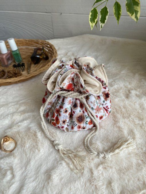 Le pochon Evy Hortense rouge