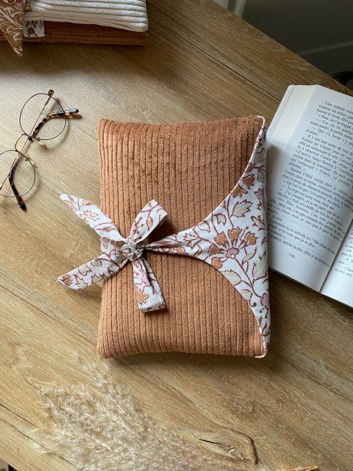 Pochette Marron Methari floral