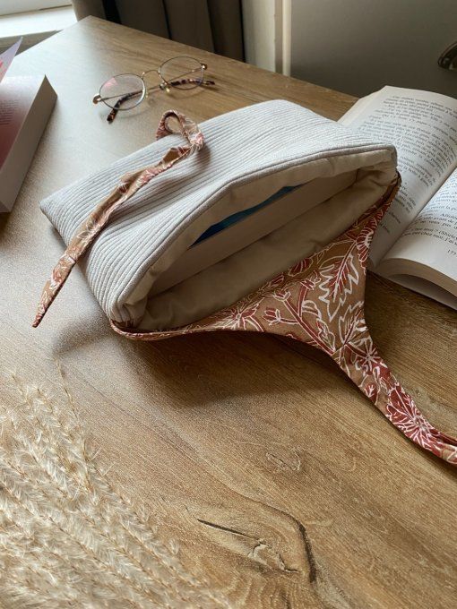 Pochette Ecru Kalamkari indien