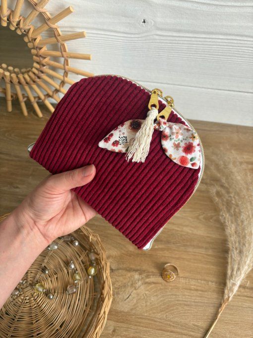 Trousse à bijoux Elyna Cerise