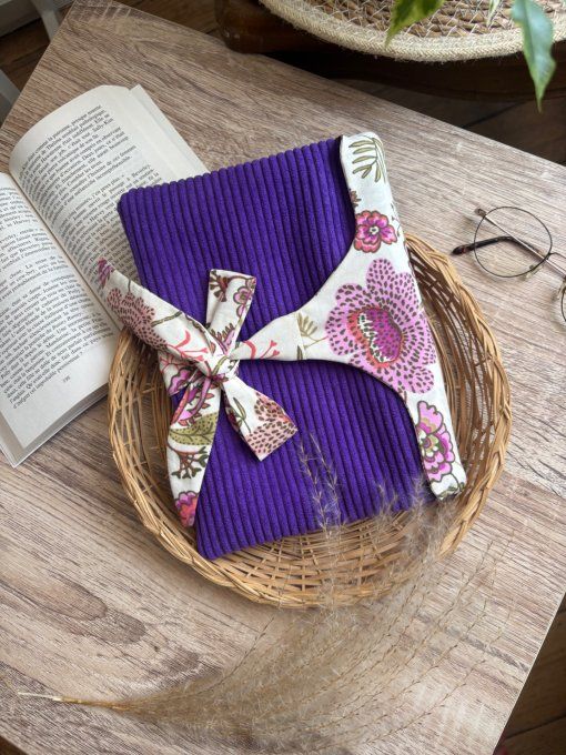 Pochette à livre lavande 