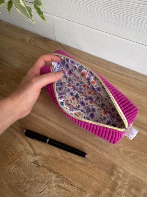 Trousse à crayon hibiscus