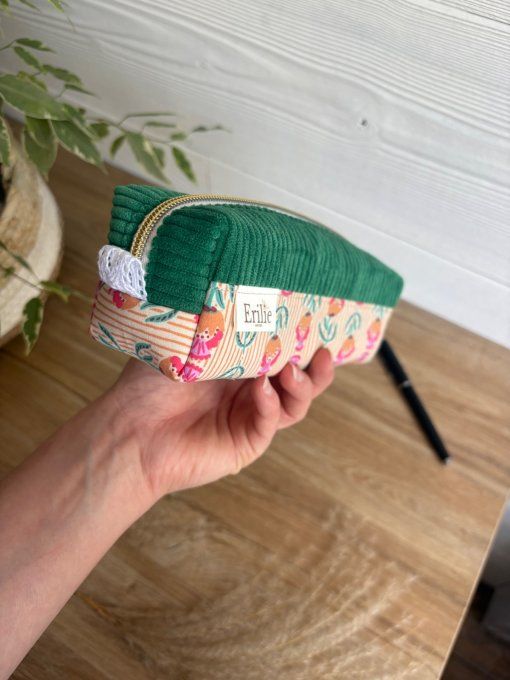 Trousse à crayon basilic