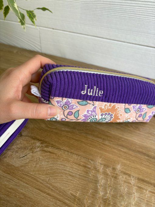 Trousse à crayon lavande