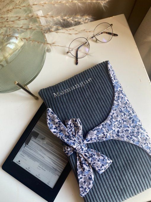 Pochette Bleu Gris Leonie