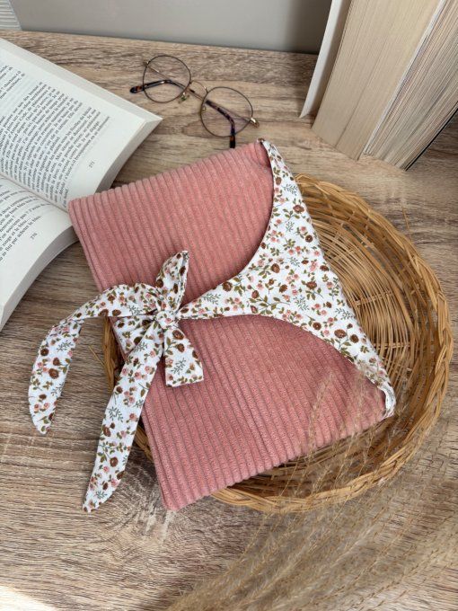 Pochette Rose fleurs