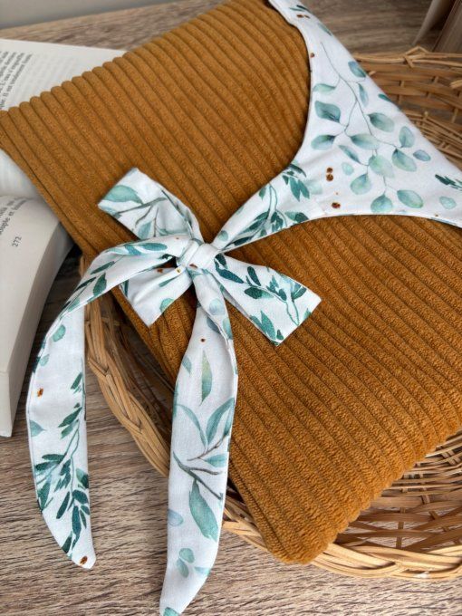 Pochette Ocre feuilles