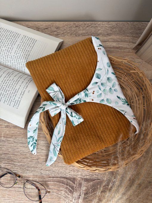 Pochette Ocre feuilles