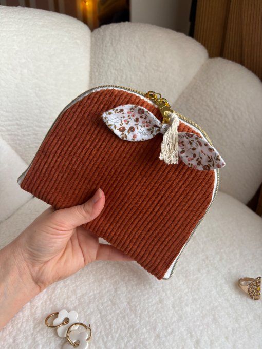 Trousse à bijoux Elyna Marron