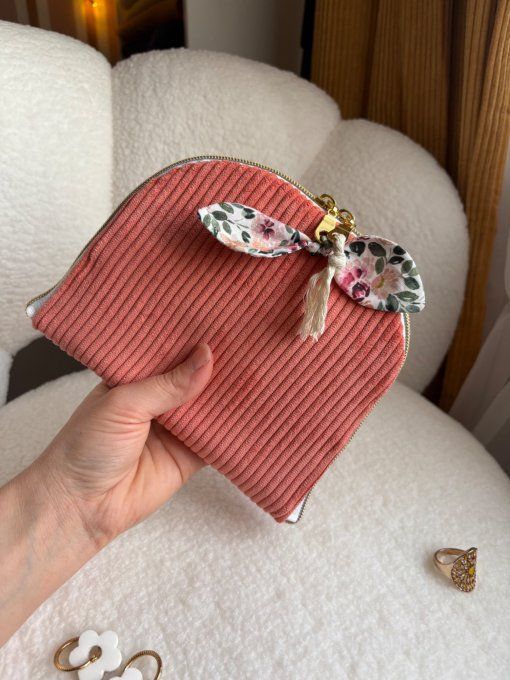 Trousse à bijoux Elyna corail