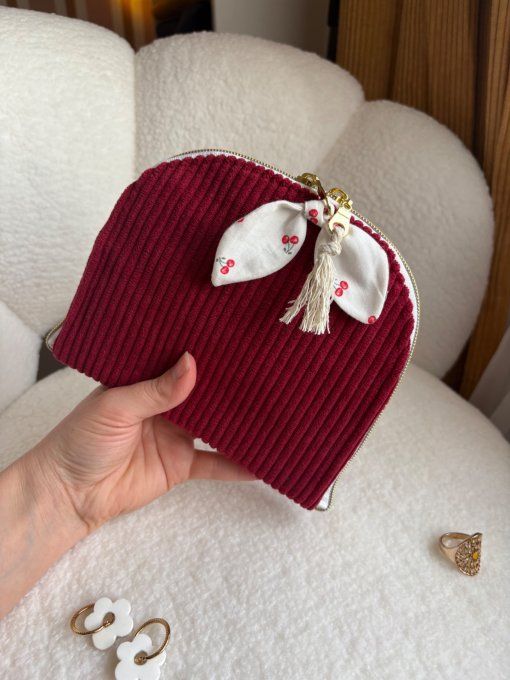Trousse à bijoux Elyna Cerise