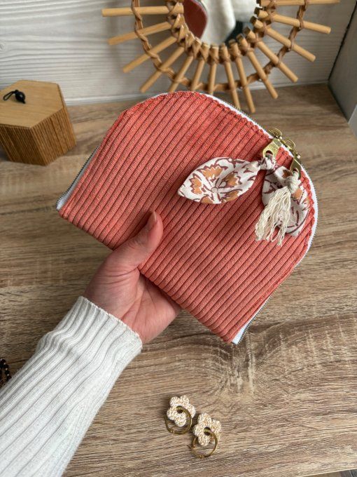 Trousse à bijoux Elyna corail