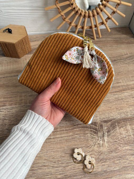 Trousse à bijoux Elyna Ocre