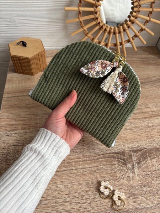 Trousse à bijoux Elyna kaki