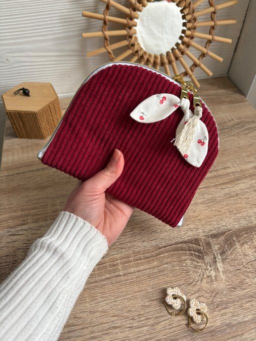 Trousse à bijoux Elyna Cerise