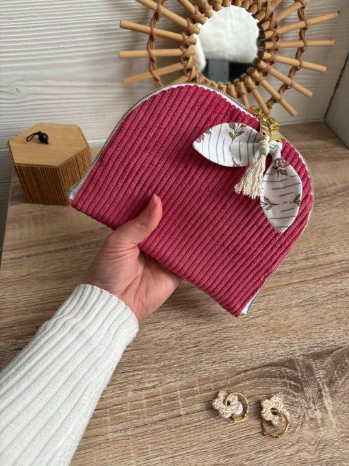 Trousse à bijoux Elyna Framboise