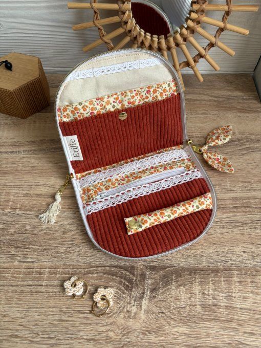 Trousse à bijoux Elyna Terra cotta