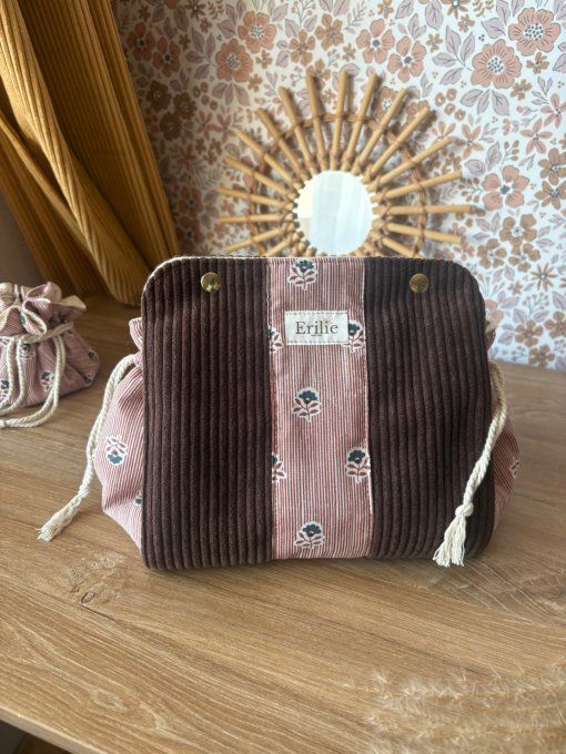 Pochon Elena marron collection automne 🍂