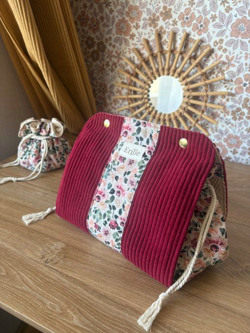 Pochon Elena Bordeaux collection automne 🍂 