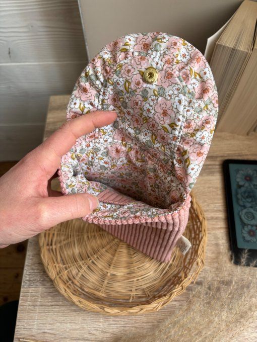 Pochette liseuse rose