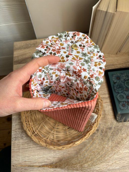 Pochette liseuse corail