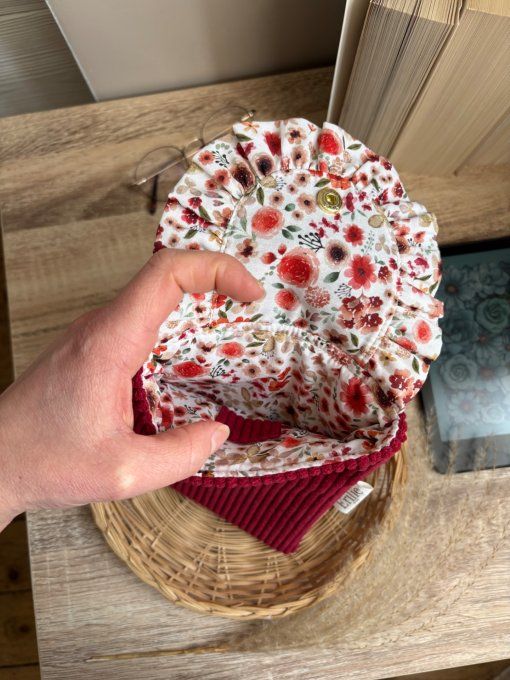 Pochette liseuse bordeaux