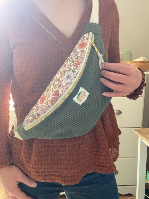 Banane Velours et motifs personnalisable
