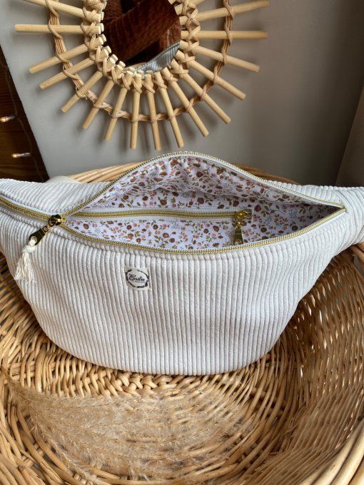 Banane Velours et motifs personnalisable