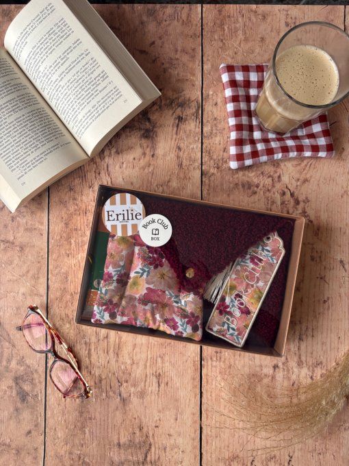 Box Book Club bouclette bordeaux