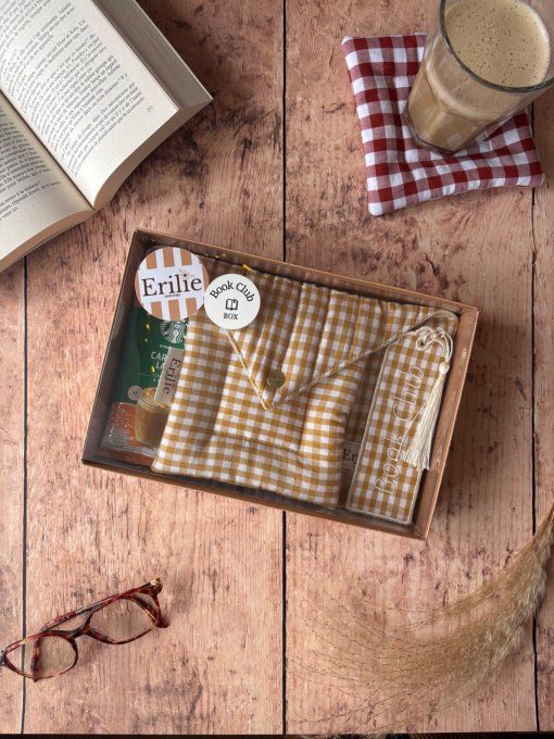 Box Book Club vichy ocre