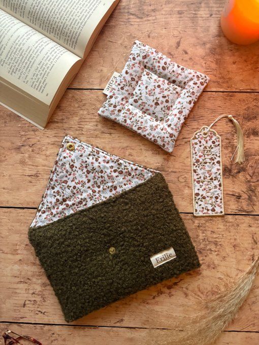 Box Book Club bouclette kaki