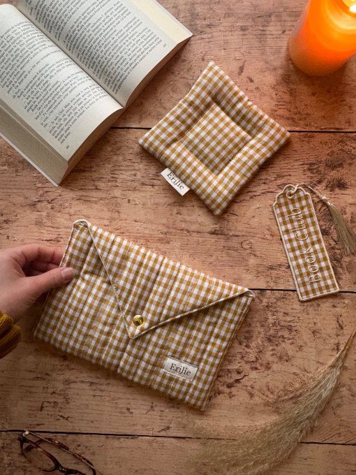 Box Book Club vichy ocre