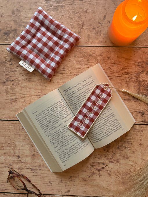 Box Book Club vichy terra cotta