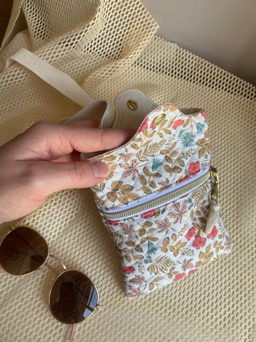 Sacoche téléphone Sho fleuris