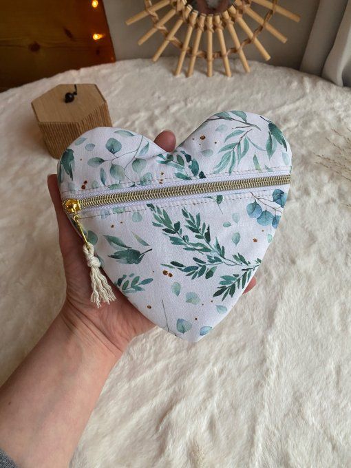 Trousse Judith Coeur coton