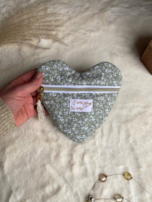 Trousse Judith Coeur coton