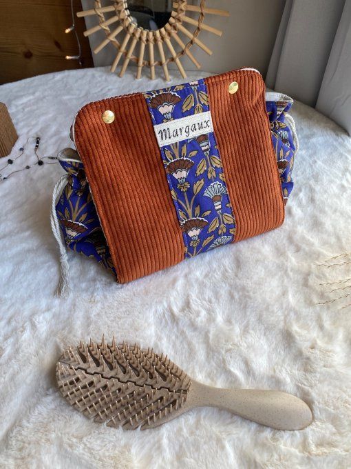 Pochon Elena - Velours Marron Marisa