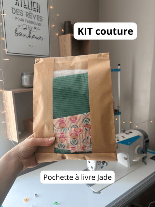 KIT couture Pochette à livre Jade 