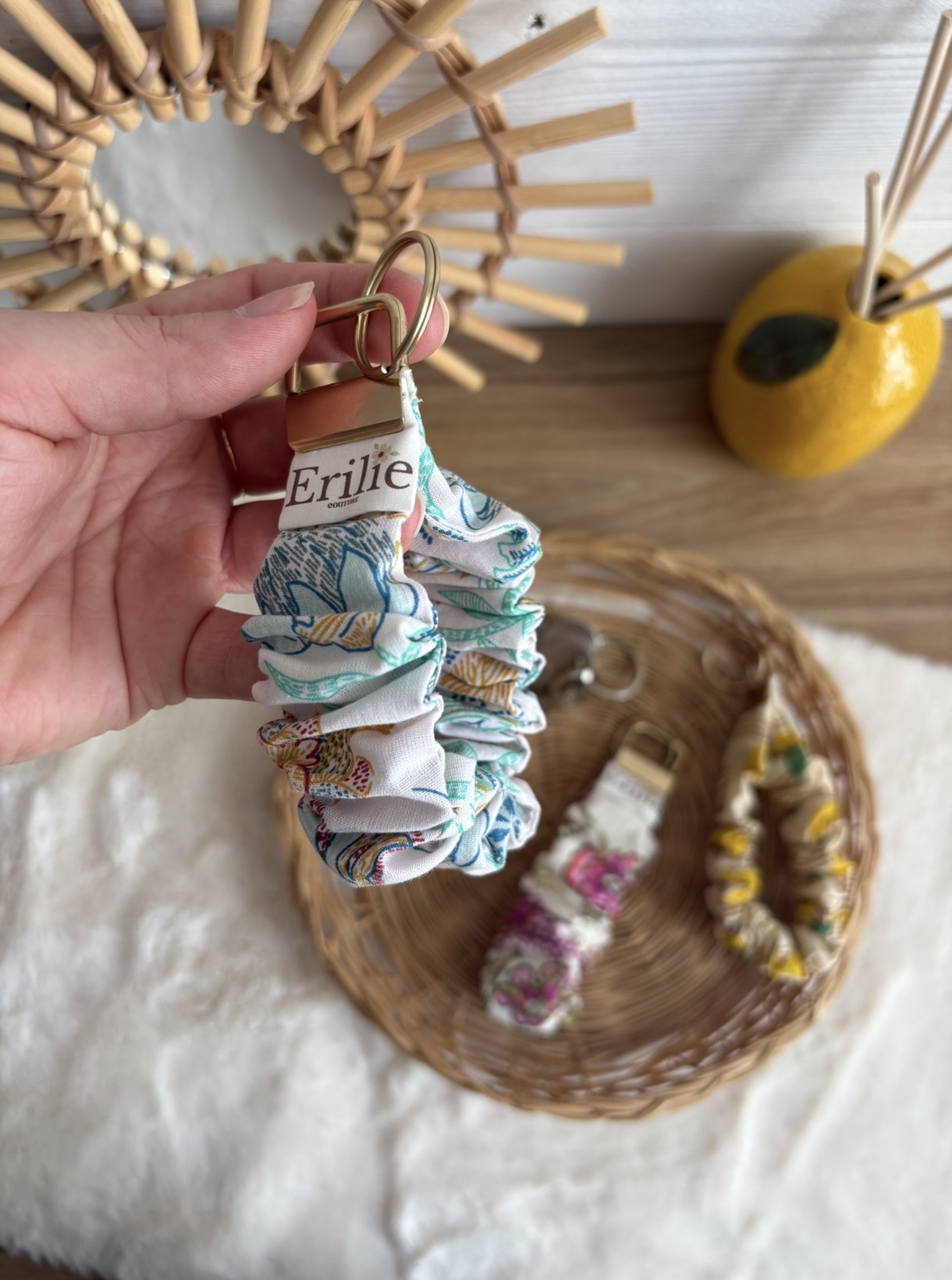 Porte clé scrunchie